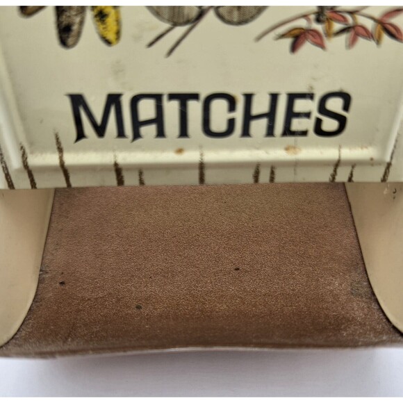 Vintage Match Safe Holder 6" Tall Open Sides for Striking Make Offer - Picture 2 of 12